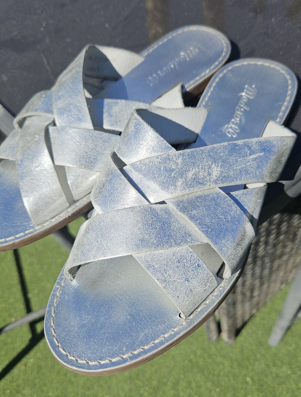 Madewell Leather Sandal Slides